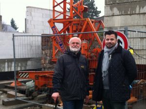 Herr Bezirksbeirat W. Engelen und Fraktionsvorsitzender Volker Beisel