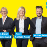 Unser neues FDP-Team im Mannheimer Gemeinderat: Dr. Birgit Reinemund, Volker Beisel, Prof. Kathrin Kölbl