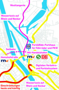 Verkehrskonzept Westtangente, Seilbahn, Entlastung Innenstadt