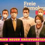 Neuer Kreisvorstand 2022 – v.l.n.r.: Johannes Schmidt, Gerrit von Zedlitz, Dr. Julia Schilling, Michael Fürst, Konrad Stockmeier MdB, Johannes Hergesell, Nicole Roeseler, Dr. David Hergesell, Rafael Kowollik, Luca Faigle