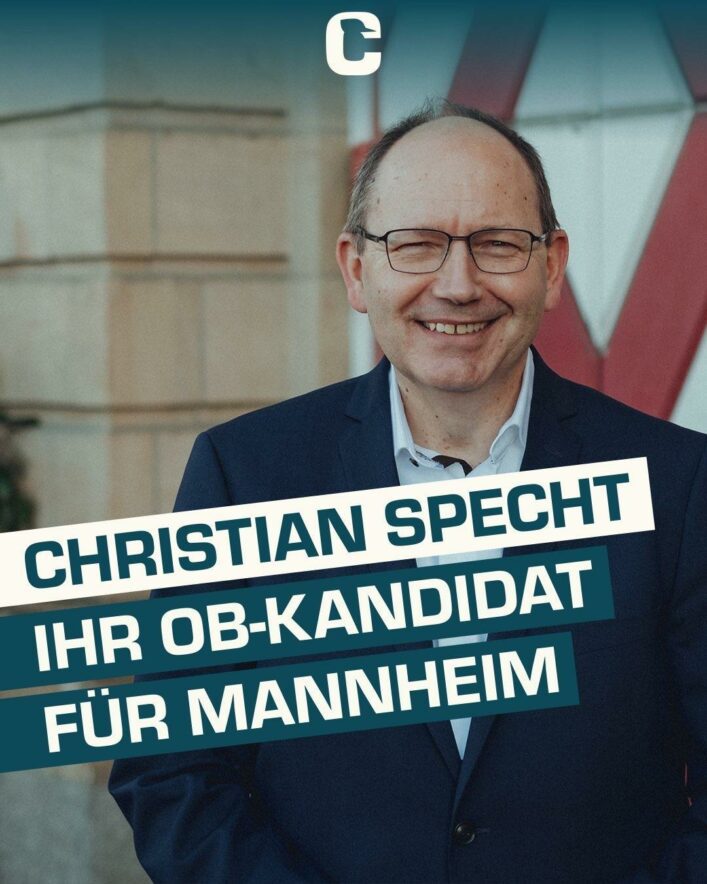 Christian Specht – Ihr OB-Kandidat der Mitte für Mannheim